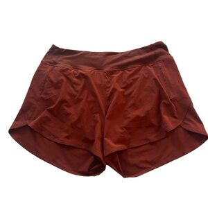 Outdoor Voices Running Shorts Rust Orange Athletic Shorts XXL